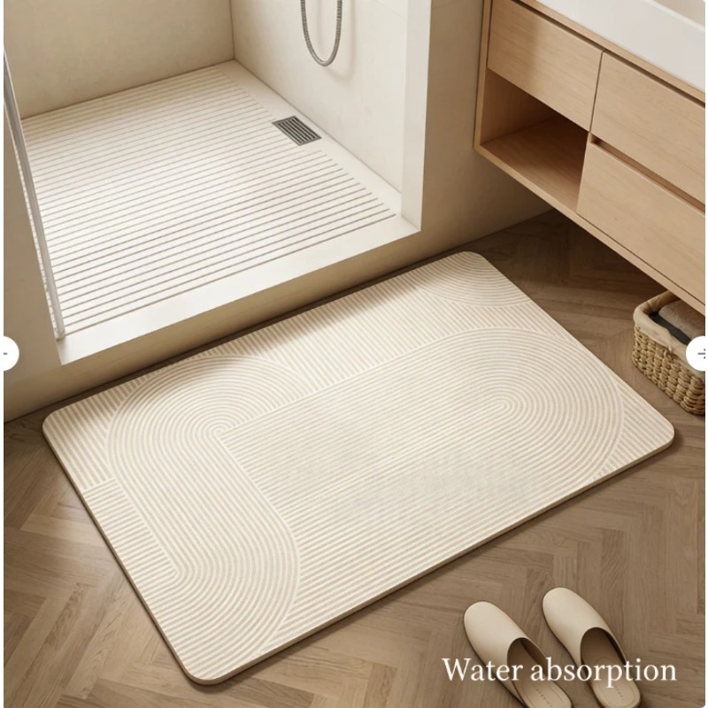 Quick Dry Diatomite Bath Mat - Tapete de Banheiro de Diatomita Super