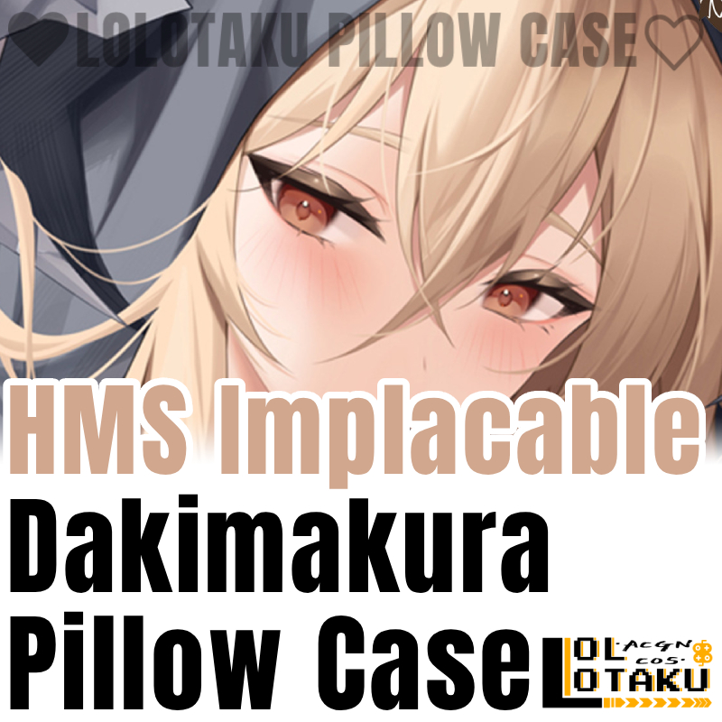 Bedding - Capa de Almofada Dakimakura HMS Implacable