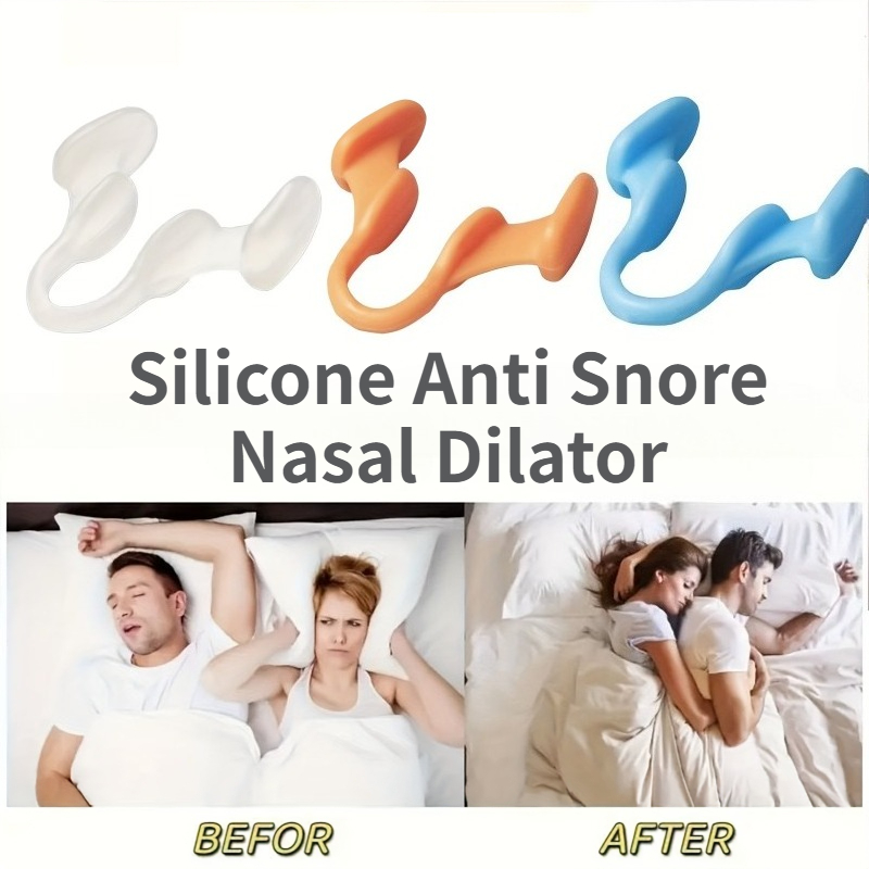 Anti Snore Contour Pillow - 10PCS Dilatador Nasal de Silicone Antirronco,