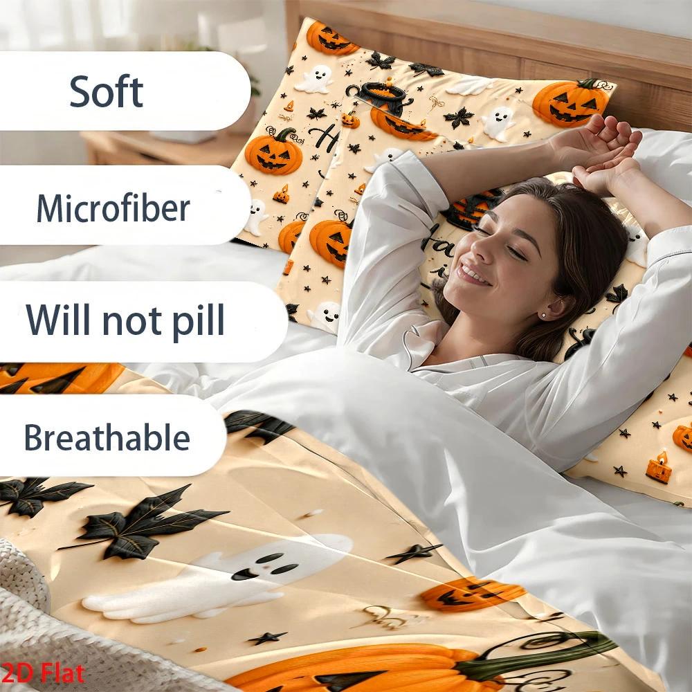 Duvet Cover Sets With Zipper - Conjunto de Capa de Edredom Macia,
