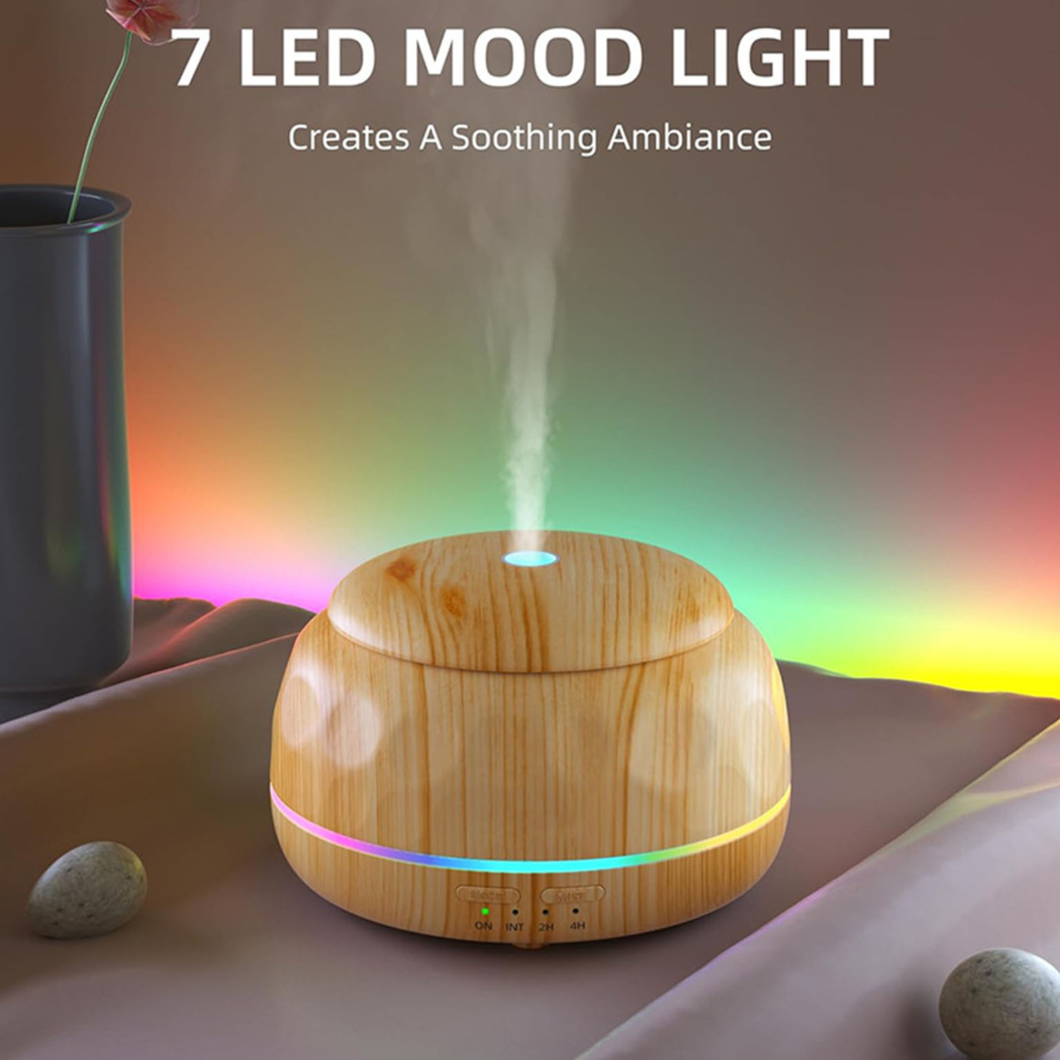 Lighting - Difusor de Óleo Essencial e Umidificador