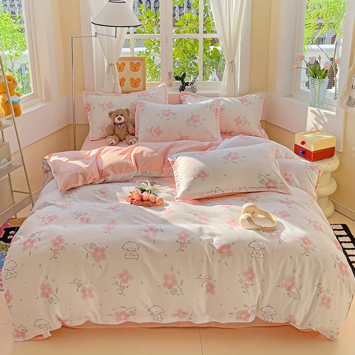 Conjunto de Capa de Edredom Es - Duvet Cover Sets With Zipper avaliação e preço