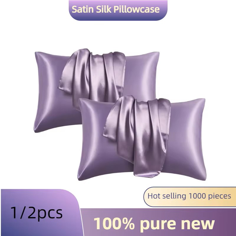 1/2 Peças Fronha de Cetim de S - Satin Silk Pillowcase Hair Skin avaliação e preço