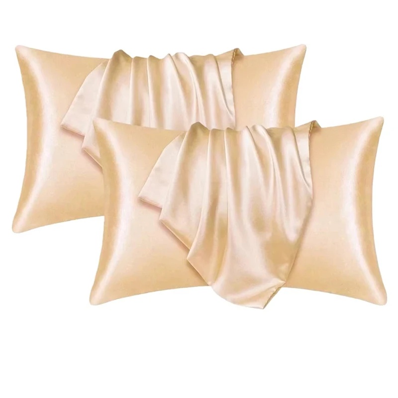 1/2 Peças de Fronha de Seda Ac - Satin Silk Pillowcase Hair Skin avaliação e preço
