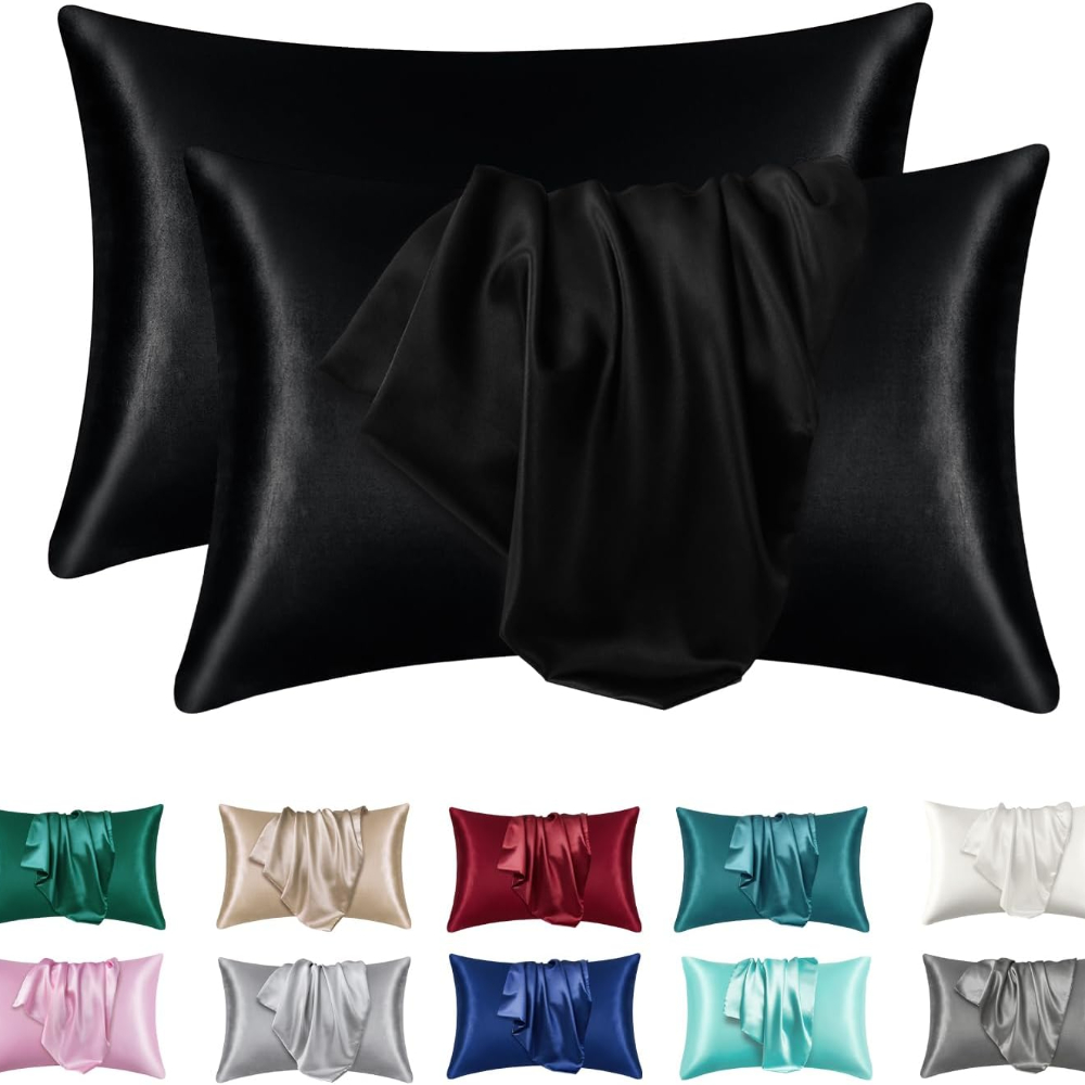 1/2 Peças Fronha de Cetim de S - Satin Silk Pillowcase Hair Skin avaliação e preço