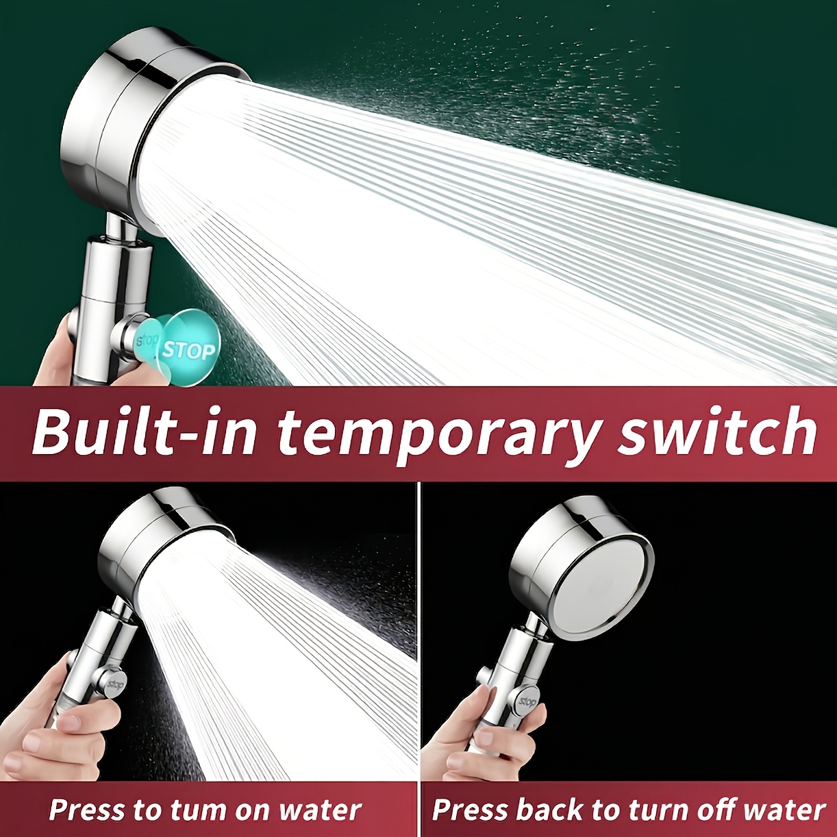 Chuveiro Manual de Alta Pressã - High Pressure Shower Head Handheld avaliação e preço