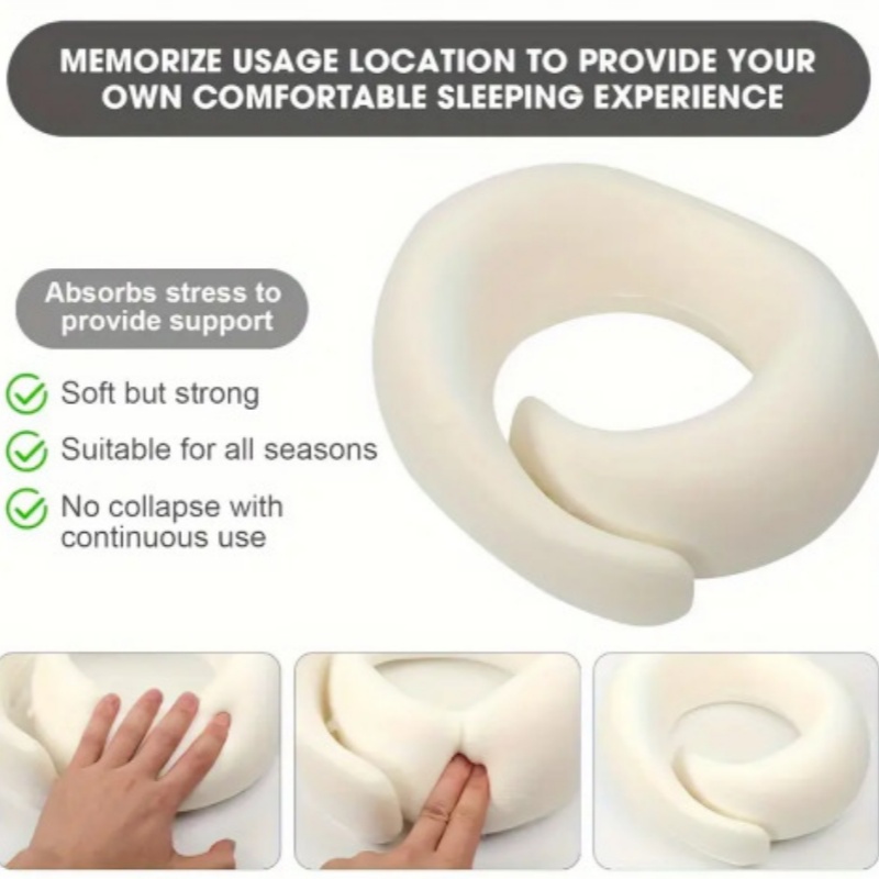 Almofada de Viagem Portátil em - Anti Snore Contour Pillow avaliação e preço