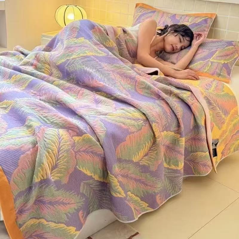 Cobertor de Musselina de 6 Cam - Muslin Cotton Bedspread avaliação e preço