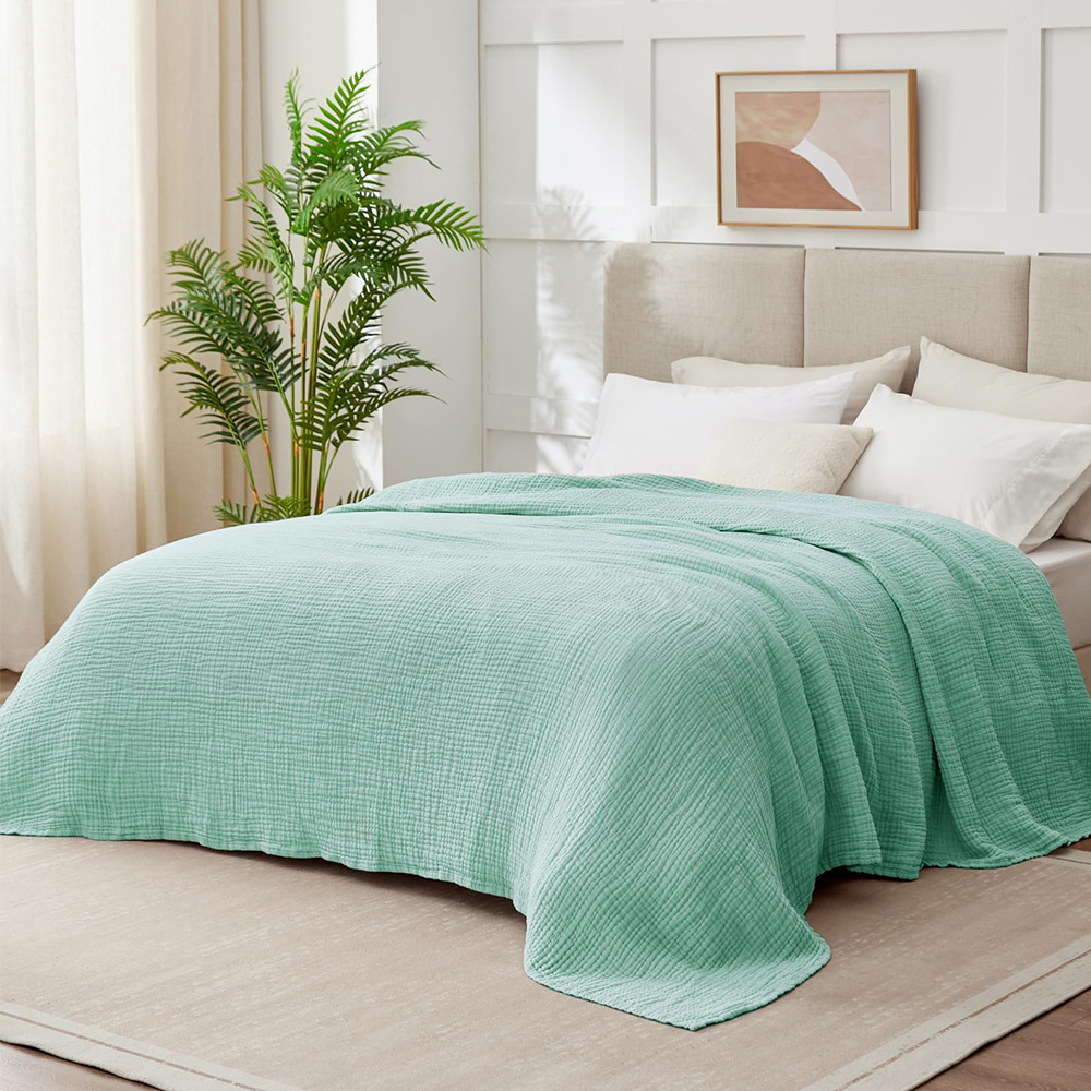Cobertores de Algodão Muslin d - Muslin Cotton Bedspread avaliação e preço