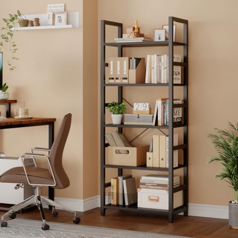 Estante de Livros de 5 Níveis, - Storage & Organization avaliação e preço