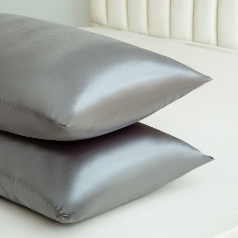 Solid Color Satin Pillowcase f - Satin Silk Pillowcase Hair Skin avaliação e preço