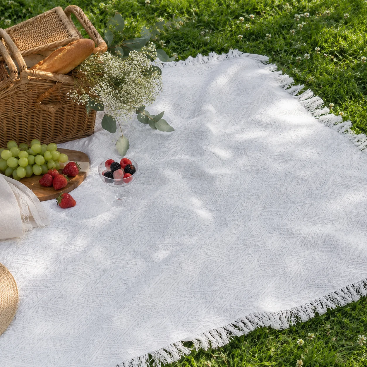 Manta de Piquenique Boho, Tape - Boho Throw Blanket Fringe avaliação e preço