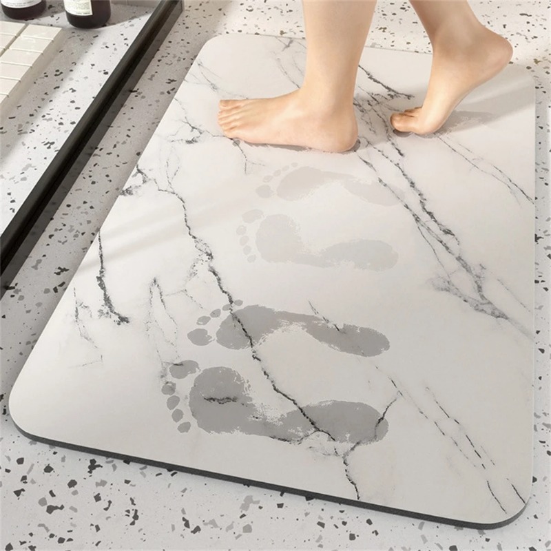 1pc tapetes do banheiro laváve - Quick Dry Diatomite Bath Mat avaliação e preço