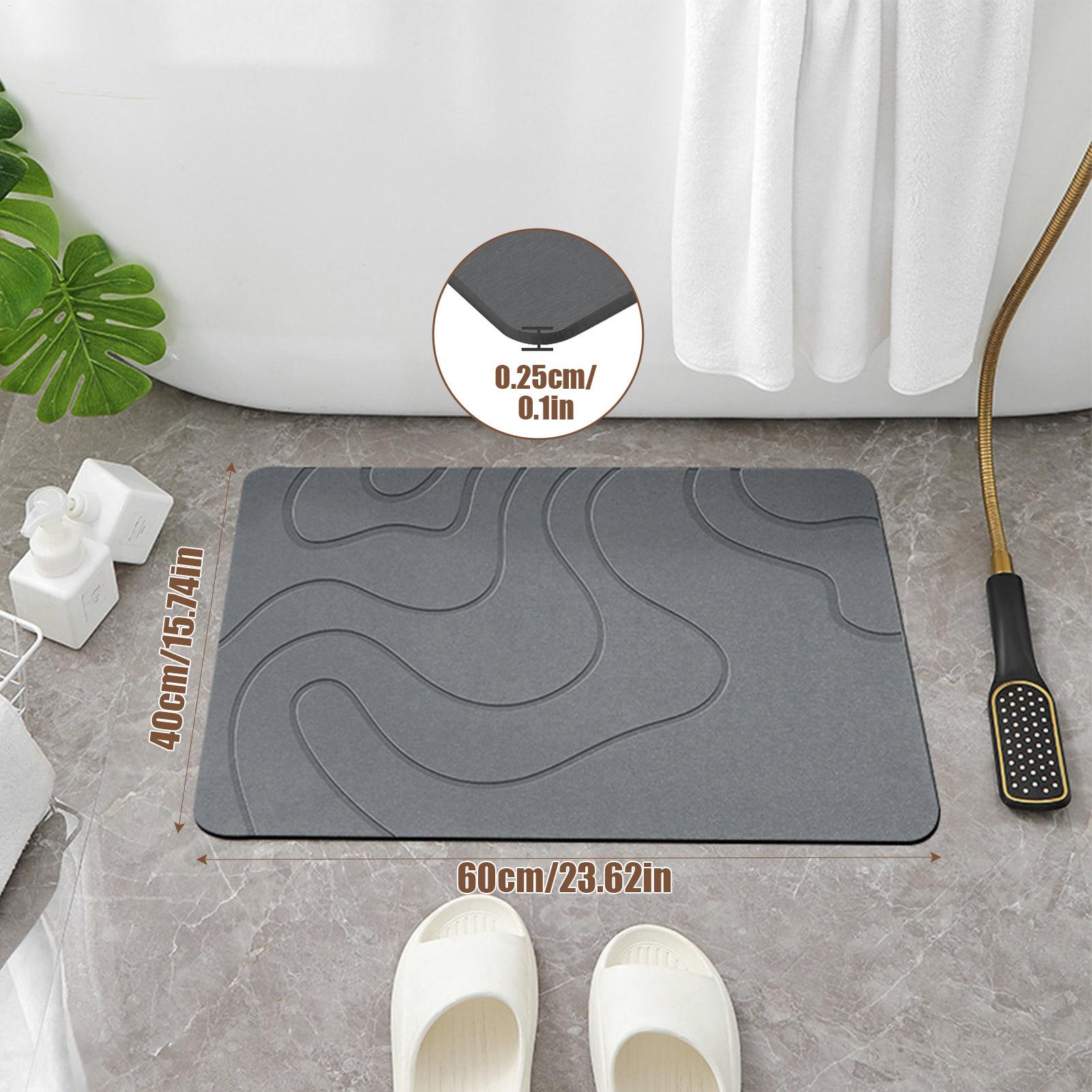 Tapete de banho de pedra de se - Quick Dry Diatomite Bath Mat avaliação e preço