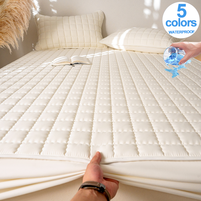 Capa de colchão impermeável de - Waterproof Mattress Protector Breathable avaliação e preço