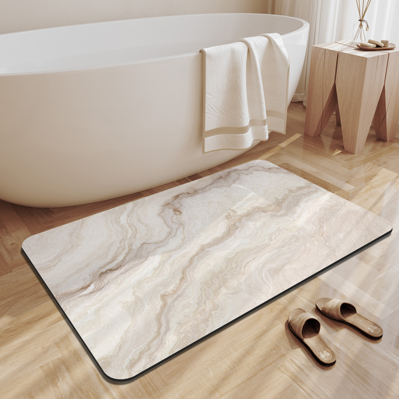 Tapete de banho de terra de di - Quick Dry Diatomite Bath Mat avaliação e preço