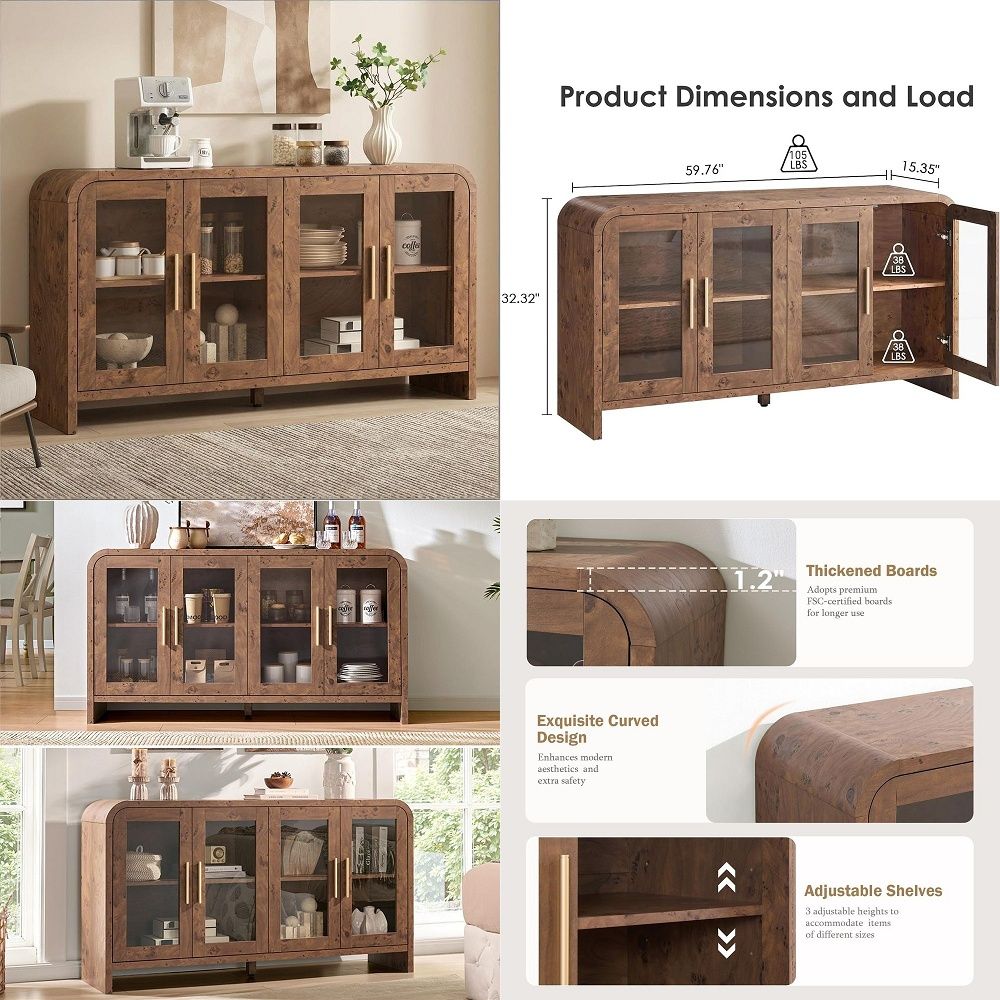 Armário Buffet com Armazenamen - Storage & Organization avaliação e preço
