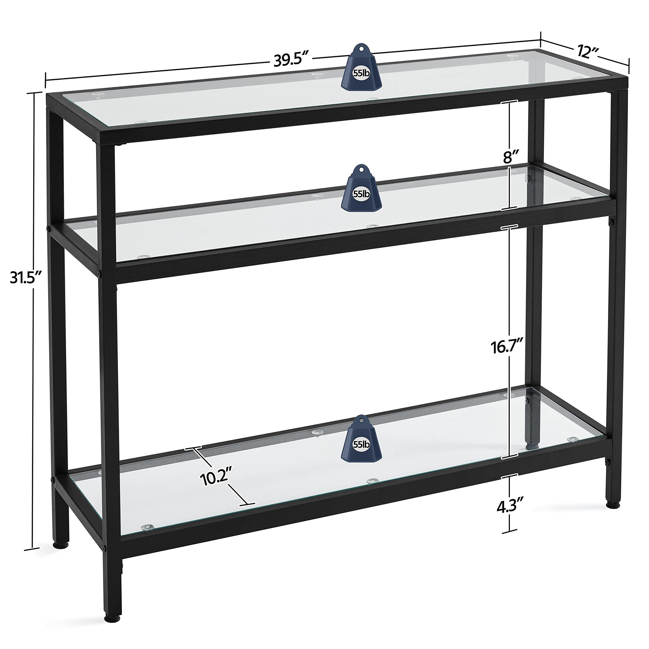 Mesa Console, Estrutura de Met - Storage & Organization avaliação e preço
