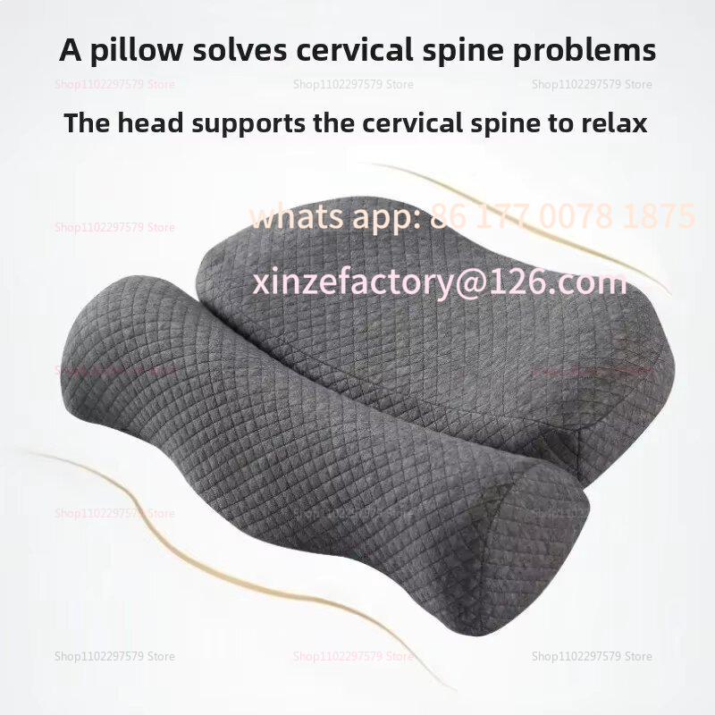 Travesseiro de contorno de esp - Memory Foam Orthopedic Pillow Neck Pain avaliação e preço