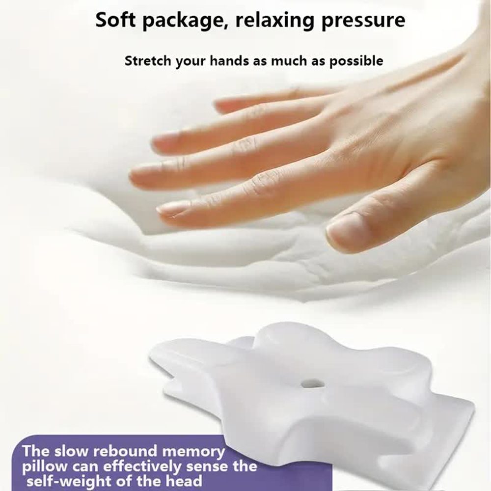 Almofadas de espuma de memória - Anti Snore Contour Pillow avaliação e preço